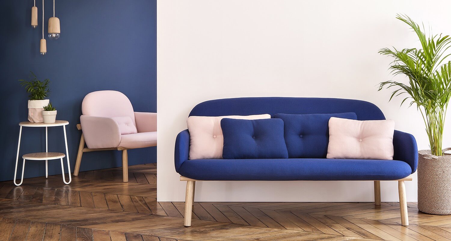 canapé d'accueil design pour entreprise Georges de Harto